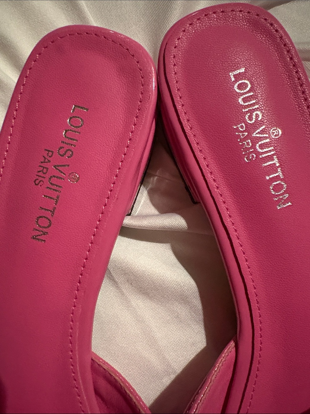 Inspired by Logo Slide Sandals Pink EU 38 - Picture 3 of 10